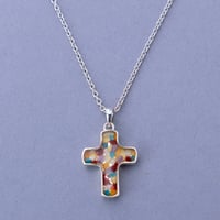 Flower Cross Necklace(シルバー925)