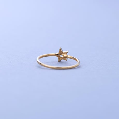 Cutie Star Ring（石4mm）18k Gold Coating
