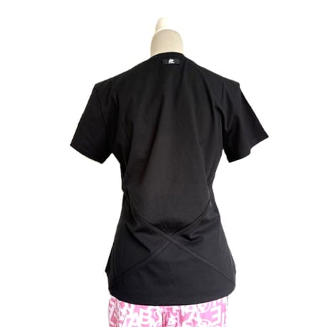 （Marble催事限定商品セール）SL2604-101　バッククロスT　GREEN　BLACK　LADIES M ・L