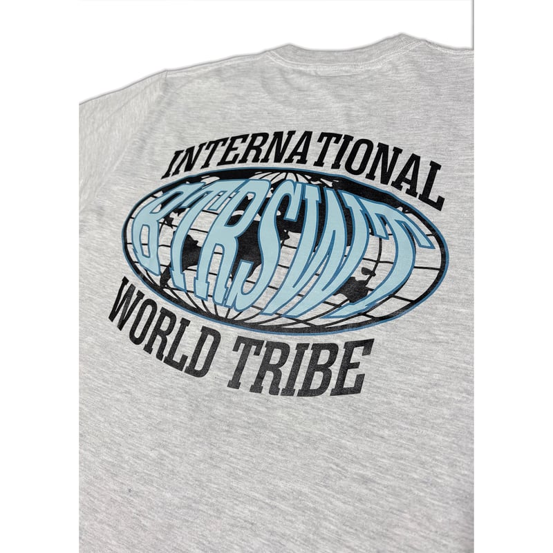 BABYL 123! THUNDER! TEE (XL) アジア限定 INTERNATIONAL WORLD TRIBE Tee アッシュ LサイズXLサイズ |