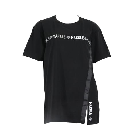 （Marble）U2606-101　スリットT　BLACK　UNISEX M・L・XL
