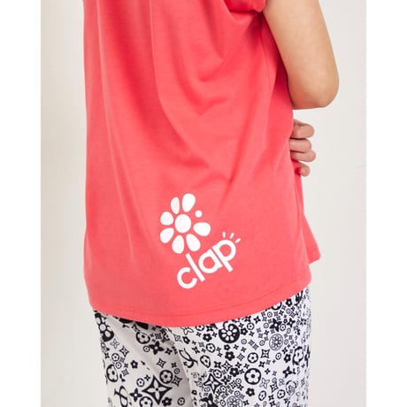 （CLAP）MONOGRAM-LOVE DOLMAN S　コーラルピンク