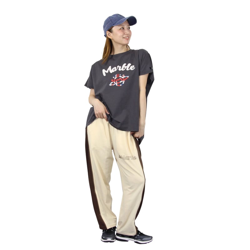 marble - 【新品・未使用】marble フード付きドルマンT フード付ドルマンT / Marble(マーブル)｜フィットネスウェアの