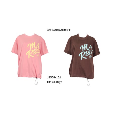 （Marble）U2511-101Tシャツ CHARCOALGRAY　UNISEX M ・L ・XL