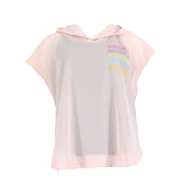 （Marble）L2606-103　フーディドルマンT × カップ付きタンクトップセット　PINK　LADIES F