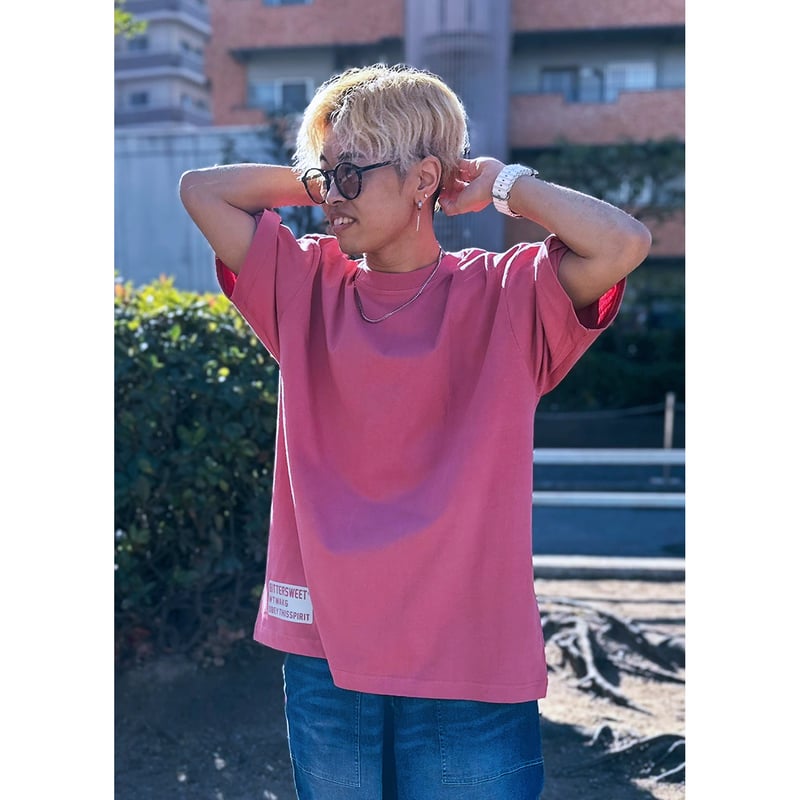 ONELOOP BIG Tee フラミンゴピンク LサイズXLサイズ | フィットネス