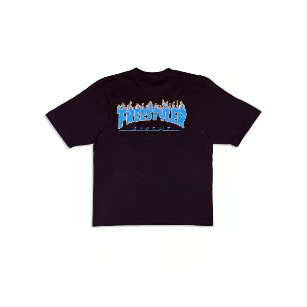 BS FREESTYLERS FLAME LOGO BIG Tee ブラック XLサイズ |