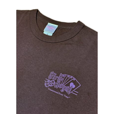 GIRLS ROYAL 5.9oz OPEN-ENDED Tee　ココアブラウン　MサイズLサイズXLサイズ