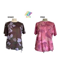（Marble催事限定商品セール）SU2602-105　ドロスト付BigT　PINK　KHAKI　UNISEX M
