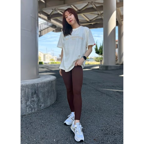 WORK OUT RIB LEGGINGS　COFFEE BROWN（コーヒーブラウン）　MサイズLサイズXLサイズ