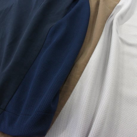 （Marble）L2606-202　異素材切替ドルマンT　NAVY　LADIES F