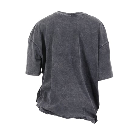 （Marble）U2603-102　デニム風BigT　BLACK　UNISEX M・L・XL
