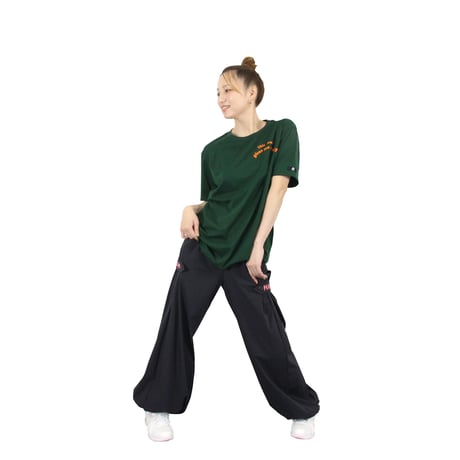 （Marble）L2511-607 ワイドロングパンツ BLACK　LADIES M・L