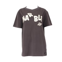 （Marble）U2602-102　Tシャツ　BROWN　UNISEX M ・L ・XL