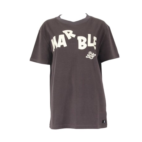 （Marble）U2602-102　Tシャツ　BROWN　UNISEX M ・L ・XL