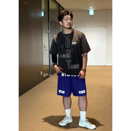 BS TRIBE MIX LOGO PREMIUM COMFORT TEE　スミクロ　LサイズXLサイズ