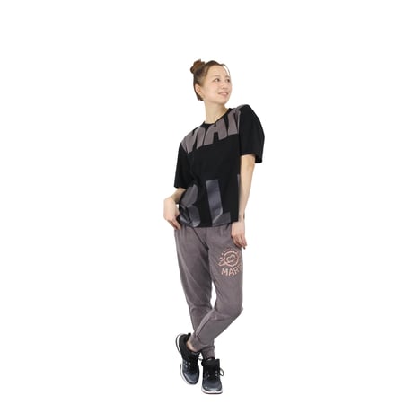 （Marble）U2601-605 デニム風スリムパンツ　BROWINDENIM　UNISEX M・ML・ L・XL