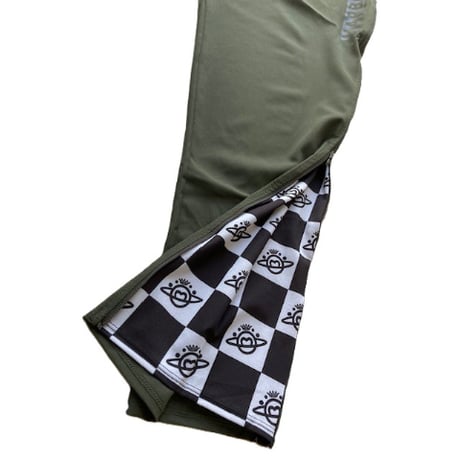 （Marble催事限定商品セール）SU2501-605　ファスナー付ロングパンツ　KAH　BLK　UNISEX-M