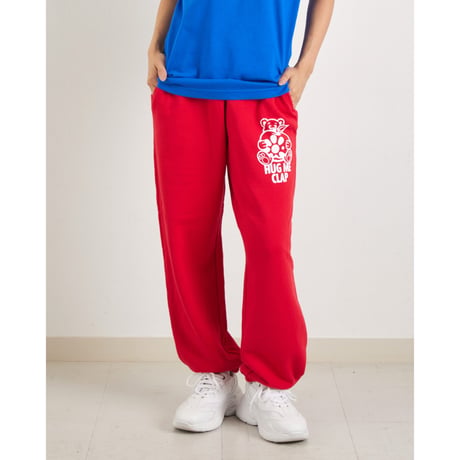 （CLAP）HUG ME sweat Pants　レッド