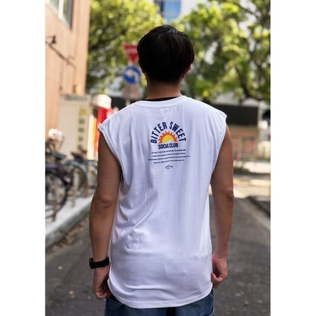 BS SOCIAL CLUB PREMIUM COMFORT SLEEVELESS Tee　ブラック　MサイズLサイズ