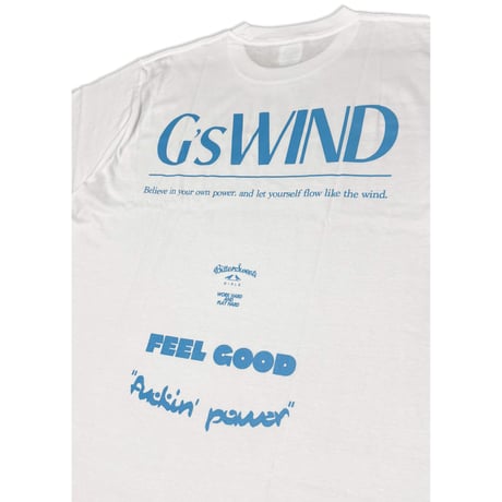 G's WIND Tee　ホワイト　MサイズLサイズ