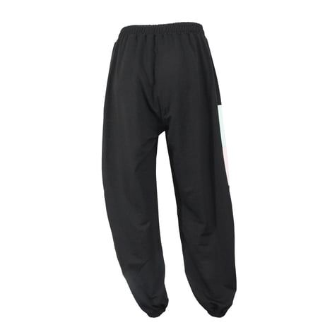 （Marble）U2603-606　ワイドシルエットロングパンツ　BLACK　UNISEX M・L・XL