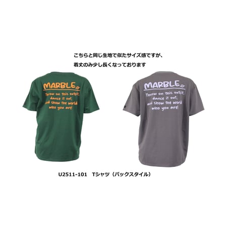（Marble）U2603-101　Tシャツ　PINK　UNISEX M・L・XL