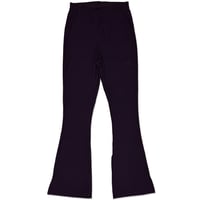 WORK OUT RIB FLARE LEGGINGS　BLACK（ブラック）　MサイズLサイズ