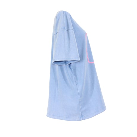 （Marble）U2603-102　デニム風BigT　BLUE　UNISEX M・L・XL
