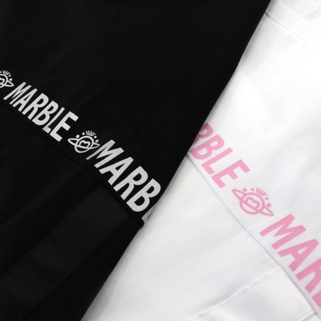 （Marble）U2606-101　スリットT　WHITE　UNISEX M・L・XL