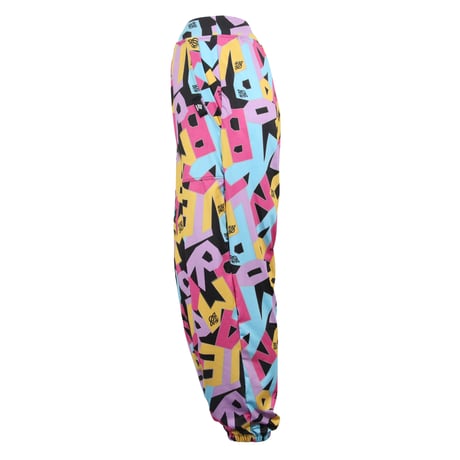 （Marble）U2606-605　総柄ストレッチロングパンツ　Multi　UNISEX  M ・L ・XL