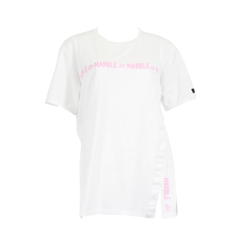 （Marble）U2606-101　スリットT　WHITE　UNISEX M・L・XL