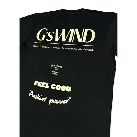 G's WIND Tee　ブラック　MサイズLサイズ