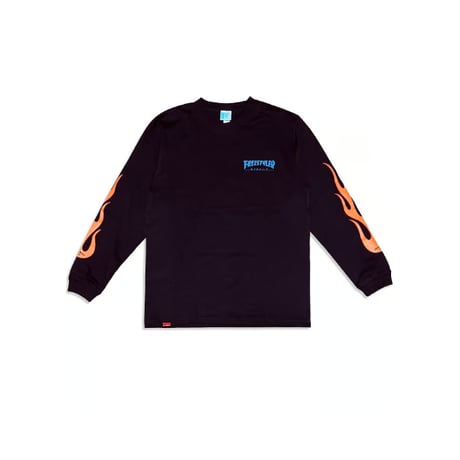 BS FREESTYLERS FLAME LOGO L/SL Tee　ブラック　XLサイズ