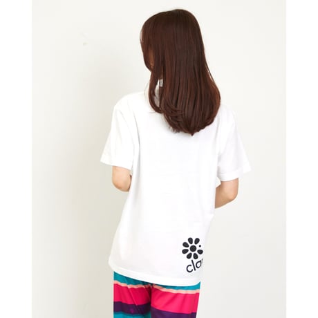 （CLAP）CLAP-RAKUGAKI　TEE 　ホワイト　Mサイズ