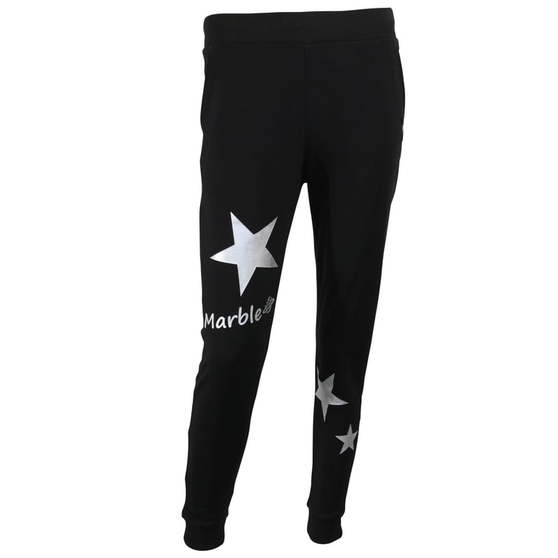 Marble）U2408-605 スリムパンツ BLACK UNISEX-M ・ML・L ・