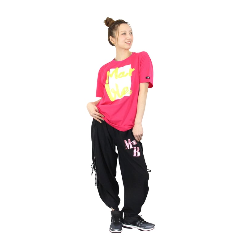 Marble）L2603-607 タックワイドパンツ BLACK LADIES M・L |
