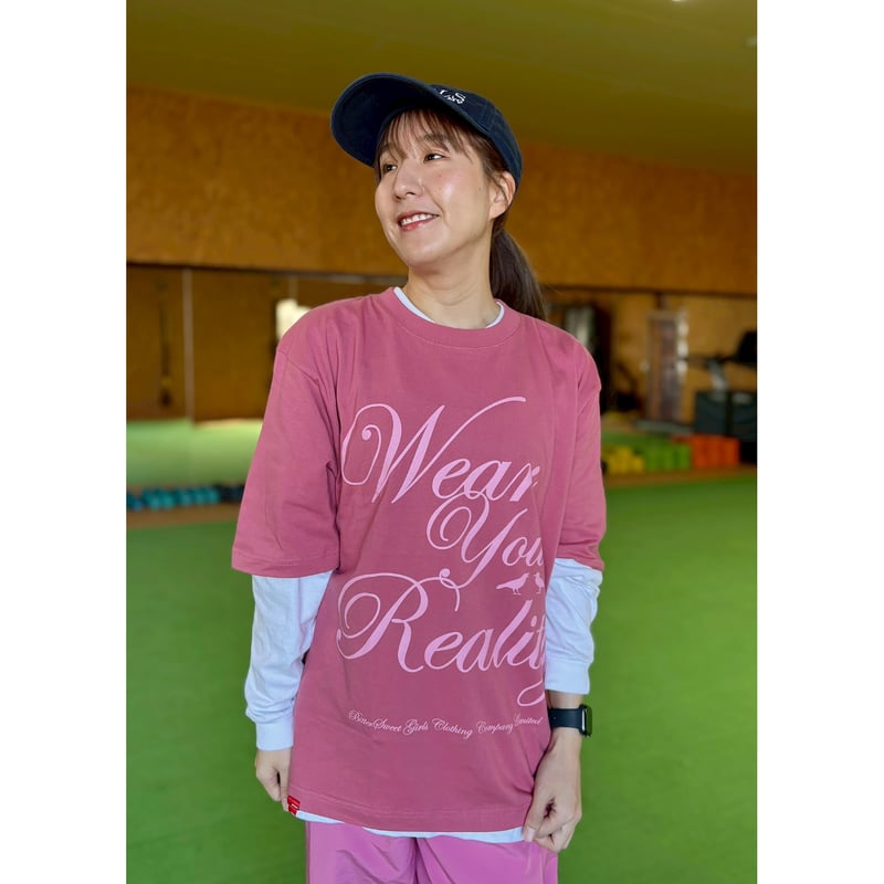 Wear Your Reality COMFORT BIG Tee フラミンゴピンク Mサイズ