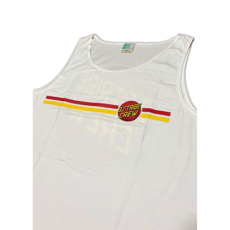 BSCRUZ CIRCLE LOGO GARMENT DYED TANK　ホワイト　LサイズXLサイズ