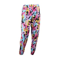 （Marble）U2606-605　総柄ストレッチロングパンツ　Multi　UNISEX  M ・L ・XL