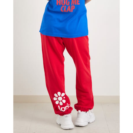 （CLAP）HUG ME sweat Pants　レッド