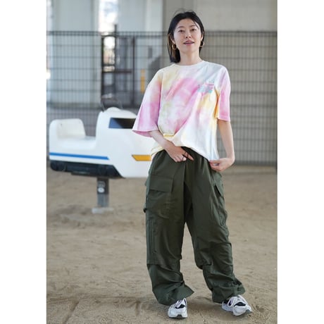 GIRLS PREMIUM POLYESTER CARGO PANTS　ARMY（アーミー）　SサイズMサイズLサイズ
