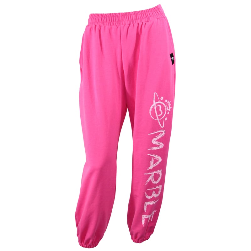 Marble)L2408-607 スウェットパンツ PINK LADIES-M ・L | フ Marble)L2408-607 スウェットパンツ PINK LADIES-M ・L | フ