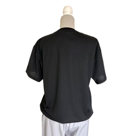 （Marble催事限定商品セール）SU2602-101　ドロスト付BigT　PINK　BLACK　UNISEX M