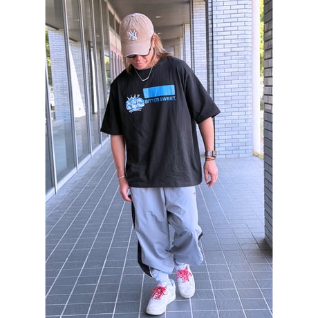 PREMIUM POLYESTER MEN'S TRACK PANTS　GREY（グレー）　MサイズLサイズ