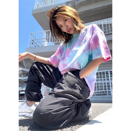 GIRLS PREMIUM POLYESTER CARGO PANTS　BLACK（ブラック）　SサイズMサイズLサイズ