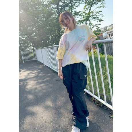 GIRLS PREMIUM POLYESTER CARGO PANTS　BLACK（ブラック）　SサイズMサイズLサイズ
