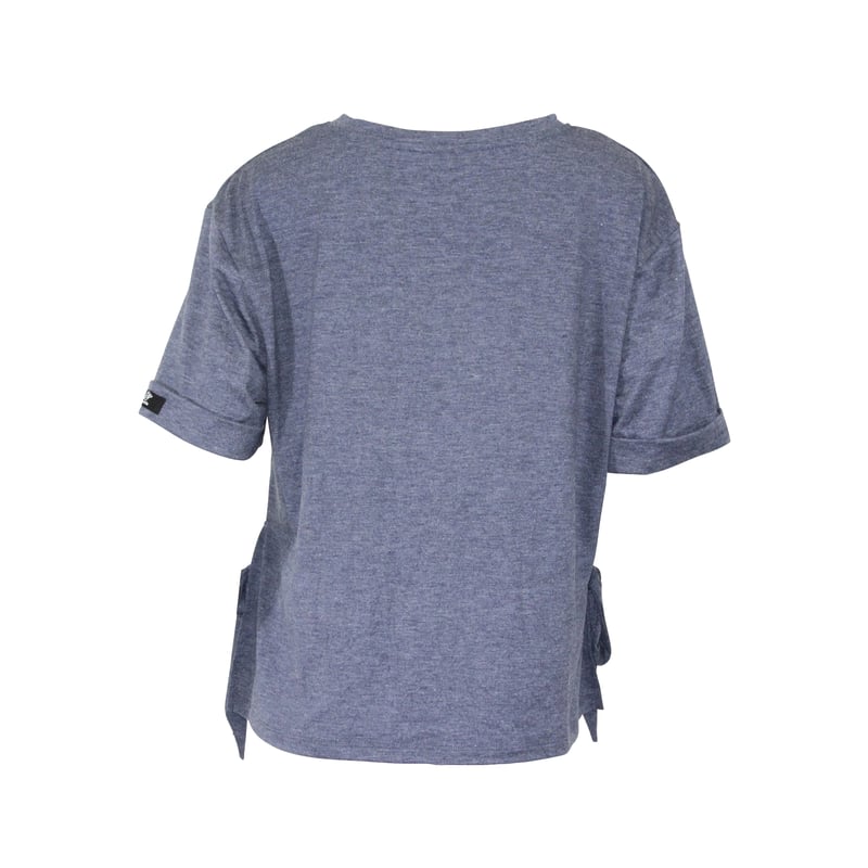 Marble）L2601-104 ロールスリーブTシャツ NAVY LADIES F | フ