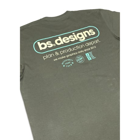 BS®︎ DESIGNS LOGO Tee　ライトオリーブ　LサイズXLサイズXXLサイズ