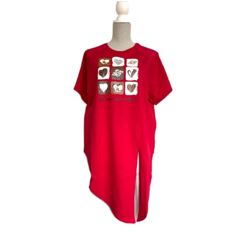 （Marble催事限定商品セール）SL2604-103　ノットT　WHITE　RED　LADIES F